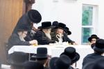 כ"ק אדמו"ר מסאטמאר שליט"א באזוכט אין ישיבה קטנה אין בארא פארק 