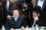 הגה"צ ר' יעקב  מאיר שעכטער שליט"א אין קרית ספר ביי די שמחת הבר מצוה פון זיין אייניקל.