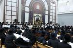 פולע גאלעריע: שמחת התנאים לבן הגה"צ רבי שלום טייטלבוים שליט"א חתן הגה"צ ראש ישיבת סאטמאר בני ברק שליט"א מיט די טאכטער פון הגה"צ רבי שלמה רובין שליט"א אבד"ק ציעשנוב קרית יואל פארגעקומען אין קרית יואל