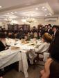 כ"ק אדמו"ר מתורת חכם שליט"א ביים שולחן הטהור אינעם היכל ביהמ"ד "בית נפתלי".