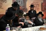 מסיבה ותבנהו מהרה לטובת ביהמ"ד החדש יסב לב דסאטמאר שכונת 306 - מאנסי בראשות כ"ק אדמו"ר מסאטמאר שליט"א 