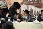 מסיבה ותבנהו מהרה לטובת ביהמ"ד החדש יסב לב דסאטמאר שכונת 306 - מאנסי בראשות כ"ק אדמו"ר מסאטמאר שליט"א 