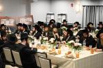 מסיבה ותבנהו מהרה לטובת ביהמ"ד החדש יסב לב דסאטמאר שכונת 306 - מאנסי בראשות כ"ק אדמו"ר מסאטמאר שליט"א 