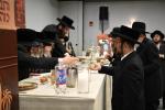 מסיבה ותבנהו מהרה לטובת ביהמ"ד החדש יסב לב דסאטמאר שכונת 306 - מאנסי בראשות כ"ק אדמו"ר מסאטמאר שליט"א 
