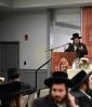 מסיבה ותבנהו מהרה לטובת ביהמ"ד החדש יסב לב דסאטמאר שכונת 306 - מאנסי בראשות כ"ק אדמו"ר מסאטמאר שליט"א 