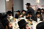 מסיבה ותבנהו מהרה לטובת ביהמ"ד החדש יסב לב דסאטמאר שכונת 306 - מאנסי בראשות כ"ק אדמו"ר מסאטמאר שליט"א 