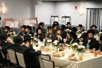 מסיבה ותבנהו מהרה לטובת ביהמ"ד החדש יסב לב דסאטמאר שכונת 306 - מאנסי בראשות כ"ק אדמו"ר מסאטמאר שליט"א 