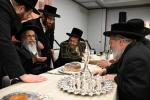 מסיבה ותבנהו מהרה לטובת ביהמ"ד החדש יסב לב דסאטמאר שכונת 306 - מאנסי בראשות כ"ק אדמו"ר מסאטמאר שליט"א 