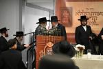 מסיבה ותבנהו מהרה לטובת ביהמ"ד החדש יסב לב דסאטמאר שכונת 306 - מאנסי בראשות כ"ק אדמו"ר מסאטמאר שליט"א 