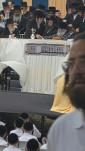 ווידעא פון די מעמד הנחת אבן הפינה פאר די סאטמארע אינגל קעמפ בראשות כ"ק אדמו"ר מסאטמאר שליט"א.