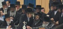 ווידעא פון די מעמד הנחת אבן הפינה פאר די סאטמארע אינגל קעמפ בראשות כ"ק אדמו"ר מסאטמאר שליט"א.