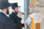 כ"ק  אדמור מקאסוב שליט"א ביים מאמד הישועות דעם מאנטאג אין שילה הקדומה דארט ווי זיין הייליגע פאטער פלעגט אפרעכטן אלע יארן.