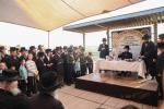 כ"ק  אדמור מקאסוב שליט"א ביים מאמד הישועות דעם מאנטאג אין שילה הקדומה דארט ווי זיין הייליגע פאטער פלעגט אפרעכטן אלע יארן.