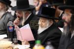 מסיבת חומש סעודה אין תלמוד תורה סאטמאר ירושלים.