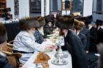 יארצייט פון הרה"ק מספינקא זצ"ל ביי בנו כ"ק אדמו"ר מקראלי שליט"א.