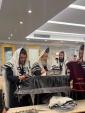 יארצייט פון הרה"ק מספינקא זצ"ל ביי בנו כ"ק אדמו"ר מקראלי שליט"א.