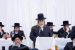 יארצייט פון הרה"ק מספינקא זצ"ל ביי בנו כ"ק אדמו"ר מקראלי שליט"א.