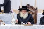 יארצייט פון הרה"ק מספינקא זצ"ל ביי בנו כ"ק אדמו"ר מקראלי שליט"א.