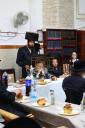 א שיינע שבע ברכות איז פארגעקומען  אין חצה"ק סטראפקוב ויי עס האט זיך באטייליגט כ"ק אדמו'ר מפינסק קארלין שליט'א.