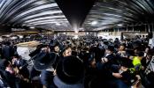  די צענטראלע יארצייט טיש און סיום הש"ס אינעם גרויסן היכל אלטר יחזקאל בבנין ביהמ"ד בנין אליהו סאטמאר אין קרית יואל.
