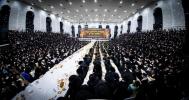  די צענטראלע יארצייט טיש און סיום הש"ס אינעם גרויסן היכל אלטר יחזקאל בבנין ביהמ"ד בנין אליהו סאטמאר אין קרית יואל.