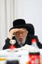 יארצייט טיש פון כ"ק אדמו"ר מסאדיגורא זצ"ל ביי כ"ק אדמו"ר מקאפיטשניץ שליט"א.