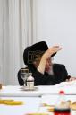 יארצייט טיש פון כ"ק אדמו"ר מסאדיגורא זצ"ל ביי כ"ק אדמו"ר מקאפיטשניץ שליט"א.