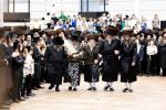 חגיגת הכנסת ספר תורה אריינגעגעבן צום ביהמ"ד הגדול אין קרית יואל דורך הרה"ח ר' אברהם מאיר יעקב פאלאטשעק הי"ו מיט די בהשתתפות כ"ק אדמו"ר מסאטמאר שליט"א.