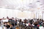 חגיגת הכנסת ספר תורה אריינגעגעבן צום ביהמ"ד הגדול אין קרית יואל דורך הרה"ח ר' אברהם מאיר יעקב פאלאטשעק הי"ו מיט די בהשתתפות כ"ק אדמו"ר מסאטמאר שליט"א.