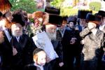 חגיגת הכנסת ספר תורה אריינגעגעבן צום ביהמ"ד הגדול אין קרית יואל דורך הרה"ח ר' אברהם מאיר יעקב פאלאטשעק הי"ו מיט די בהשתתפות כ"ק אדמו"ר מסאטמאר שליט"א.