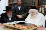 בילדער פון רבנים און ראשי ישיבות וואס זענען אין די לעצטערע טעג אריין בקודש פנומה צו כ"ק גאב"ד ירושלים שליט"א.