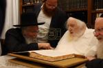 בילדער פון רבנים און ראשי ישיבות וואס זענען אין די לעצטערע טעג אריין בקודש פנומה צו כ"ק גאב"ד ירושלים שליט"א.