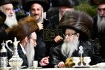 כ"ק אדמו"ר מצאנז קלויזענבורג שליט"א אויף א קורצע באזוך אין ארה"ק.
