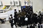 כ"ק אדמו"ר מצאנז קלויזענבורג שליט"א אויף א קורצע באזוך אין ארה"ק.