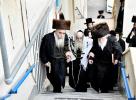כ"ק אדמו"ר מצאנז קלויזענבורג שליט"א אויף א קורצע באזוך אין ארה"ק.