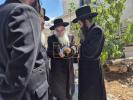 כ"ק אדמו"ר מצאנז קלויזענבורג שליט"א אויף א קורצע באזוך אין ארה"ק.