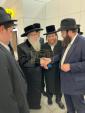 כ"ק אדמו"ר מצאנז קלויזענבורג שליט"א אויף א קורצע באזוך אין ארה"ק.