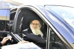כ"ק אדמו"ר מצאנז קלויזענבורג שליט"א אויף א קורצע באזוך אין ארה"ק.