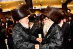 כ"ק אדמו"ר מצאנז קלויזענבורג שליט"א אויף א קורצע באזוך אין ארה"ק.