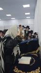 כ"ק אדמו"ר מצאנז קלויזענבורג שליט"א אויף א קורצע באזוך אין ארה"ק.