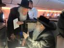כ"ק אדמו"ר מצאנז קלויזענבורג שליט"א אויף א קורצע באזוך אין ארה"ק.
