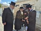 כ"ק אדמו"ר מצאנז קלויזענבורג שליט"א אויף א קורצע באזוך אין ארה"ק.