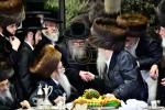 כ"ק אדמו"ר מצאנז קלויזענבורג שליט"א אויף א קורצע באזוך אין ארה"ק.