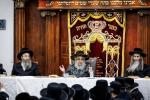 שלחן הטהור פון כ"ק אדמו"ר מסאטמאר שליט"א לרגל יומדה"ק פון זקינו מרן הגה"ק בעל ייטב לב זי"ע פארגאנגענעם מיטוואך ו' אלול אין מאנסי