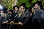 מסע הלוי' פון הגאון רבי צבי זאב בערגער זצ"ל מו"צ דק"ק צאנז קלויזענבורג אין בארא פארק.