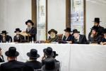 באזוך פון כ"ק אדמו"ר מסאטמאר שליט"א אין מאנסי לטובת דעם בנין החדש דישיבת קנין תורה פארגאנגענעם זונטאג