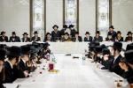 באזוך פון כ"ק אדמו"ר מסאטמאר שליט"א אין מאנסי לטובת דעם בנין החדש דישיבת קנין תורה פארגאנגענעם זונטאג
