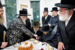 באזוך פון כ"ק אדמו"ר מסאטמאר שליט"א אין מאנסי לטובת דעם בנין החדש דישיבת קנין תורה פארגאנגענעם זונטאג