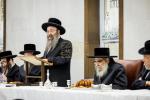 באזוך פון כ"ק אדמו"ר מסאטמאר שליט"א אין מאנסי לטובת דעם בנין החדש דישיבת קנין תורה פארגאנגענעם זונטאג