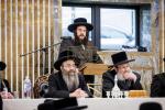 באזוך פון כ"ק אדמו"ר מסאטמאר שליט"א אין מאנסי לטובת דעם בנין החדש דישיבת קנין תורה פארגאנגענעם זונטאג